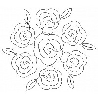 hexagon rose